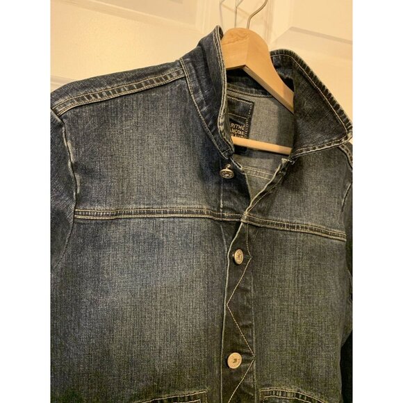 Marithe Francois Girbaud Denim jean Jacket, Blue Women Sz‎ XL - Picture 8 of 9